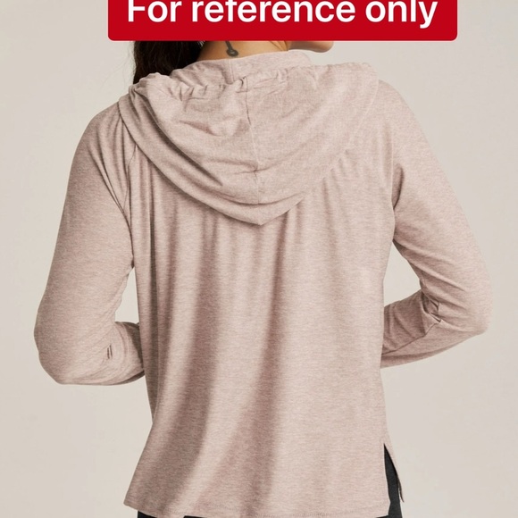 Beyond the yoga Featherweight The Splits Hoodie color peblh Size L NWT - Picture 4 of 5